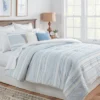 8pc Clipped Jacquard Stripe Comforter Bedding Set - Threshold™ -Threshold GUEST 080e8334 a4cc 4b27 870b a3155d138a81