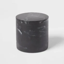 Marble Bath Canister Black - Threshold™ -Threshold GUEST 0eaf55a4 6f06 4156 8a92 f42112e0e6f1