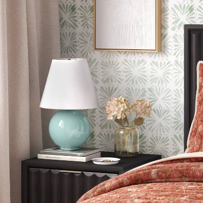 Round Table Lamp With Tapered Shade Blue - Threshold™ 4 Round Table Lamp With Tapered Shade Blue - Threshold™ - Image 2