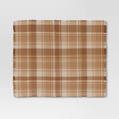 Raised Striped Boucle Plaid Throw Blanket - Threshold™ 4 Raised Striped Boucle Plaid Throw Blanket - Threshold™ - Image 2