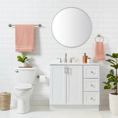 3pc Clean Bath Hardware Set - Threshold™ 3 3pc Clean Bath Hardware Set - Threshold™