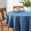 70" Cotton Round Tablecloth Blue - Threshold™ -Threshold GUEST 20c9b0b3 dc22 4b8b a9b7 29aa6d1188c8
