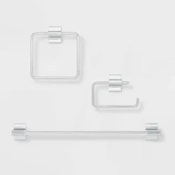 3pc Modern Bath Hardware Set - Threshold™ -Threshold GUEST 20cdd55f 3a6d 45d7 89c5 37fa9d7a91f3