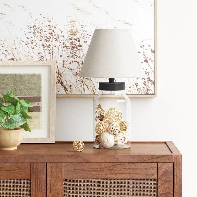 Causal Fillable Small Lamp Base Clear - Threshold 3 Causal Fillable Small Lamp Base Clear - Threshold