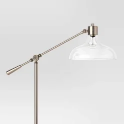 Crosby Bell Floor Lamp Brass With Glass Shade - Threshold™ -Threshold GUEST 26149be8 59a3 4410 bac0 69bf4e1c57fc