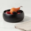118oz Acacia Modern Serving Bowl Black - Threshold™ -Threshold GUEST 28dbbf08 f59a 40f8 aff9 bf121ee907eb