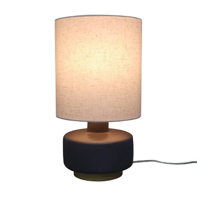 Ceramic Table Lamp With Wood Base - Threshold™ 7 Ceramic Table Lamp With Wood Base - Threshold™ - Image 5