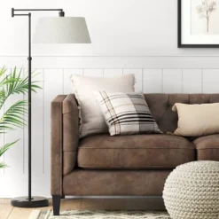 Traditional Oil Rubbed Swing Arm Floor Lamp Brown - Threshold™ -Threshold GUEST 2a66692e 1a4c 42dd b607 239a87e1cdc7