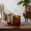 9oz Lidded Glass Jar Crackling Wooden Wick Candle Leather And Embers - Threshold™ -Threshold GUEST 30af77bf fddd 48f1 aa0b 12ad22b4a67c
