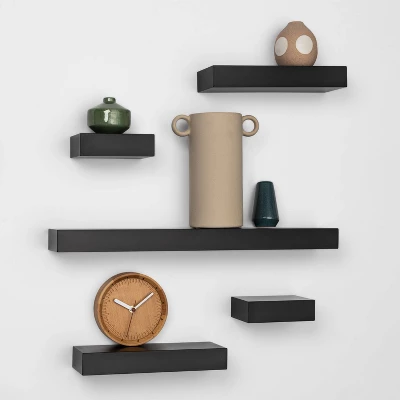 5pc Modern Wall Shelf Set - Project 62™ 3 5pc Modern Wall Shelf Set - Project 62™