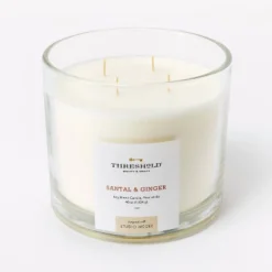 Clear Glass Santal & Ginger Candle White - Threshold™ Designed With Studio McGee 13 Clear Glass Santal & Ginger Candle White - Threshold™ Designed With Studio McGee -Threshold GUEST 3a24b0c4 c23b 4e1c b8e0 2304d4a02cb7