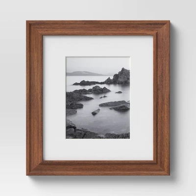 Wood Matted Wall Frame Midtone Woodgrain - Threshold™ 9 Wood Matted Wall Frame Midtone Woodgrain - Threshold™ - Image 7