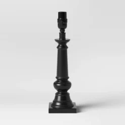 Column Small Lamp Base Black - Threshold™ -Threshold GUEST 457019b8 045e 4da5 bfd4 e5e7bc08ec39