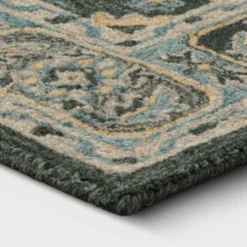 5'x7' Hand Tufted Wool Area Rug Green - Threshold™ -Threshold GUEST 4db1ded8 4860 4239 8fc2 0eabfa2a2570