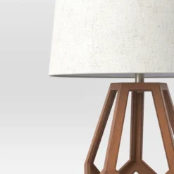 Large Wood Geo Assembled Table Lamp - Threshold™ -Threshold GUEST 4e826a9e 70e6 444a b5c1 561396ae69fb