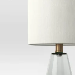 Glass Cone Mini Table Lamp Clear - Threshold™ -Threshold GUEST 513bc511 5a10 46bd 83a8 97c5c75183f8