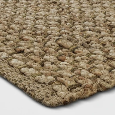 Woven Runner Rug Solid Neutral - Threshold™ 3 Woven Runner Rug Solid Neutral - Threshold™