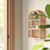 12" X 20" Wood And Rattan Wall Shelf Natural - Threshold™ 2 12" X 20" Wood And Rattan Wall Shelf Natural - Threshold™ -Threshold GUEST 52ac6ab3 4d62 461e 98e2 6811aa2c20e0