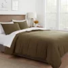 Space Dyed Cotton Linen Duvet Cover & Sham Set - Threshold™ -Threshold GUEST 52cb8402 b0bd 4cd6 8c51 1d6ba4bcd412