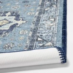 Vintage Persian Medallion Kitchen Rug Blue - Threshold™ 9 Vintage Persian Medallion Kitchen Rug Blue - Threshold™ -Threshold GUEST 542826fe 714b 49ea bc14 c43a2adfca20