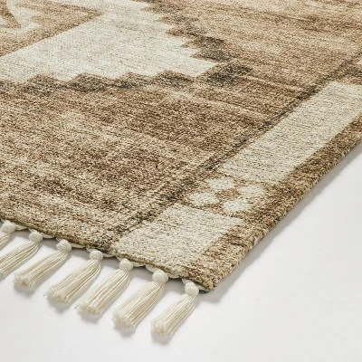 Double Medallion Persian Style Rug Tan - Threshold™ Designed With Studio McGee 4 Double Medallion Persian Style Rug Tan - Threshold™ Designed With Studio McGee - Image 2
