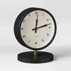 Table Clock Matte Black - Threshold™ -Threshold GUEST 59fd8f09 6020 4be2 a82d 103b089fb467