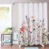 Floral Wave Shower Curtain White - Threshold™ -Threshold GUEST 5dd40e84 b717 45a3 be30 f23c0b31c280