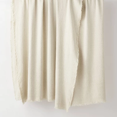 Twin/Twin XL 100% Cotton Bed Blanket Light Beige - Threshold™ Designed With Studio McGee 4 Twin/Twin XL 100% Cotton Bed Blanket Light Beige - Threshold™ Designed With Studio McGee - Image 2