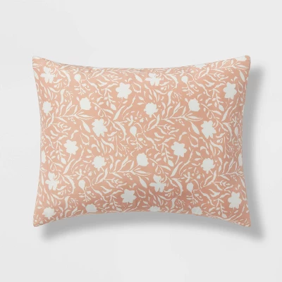 12pc Floral Boho Comforter & Sheets Set Terracotta Pink - Threshold™ 8 12pc Floral Boho Comforter & Sheets Set Terracotta Pink - Threshold™ - Image 6