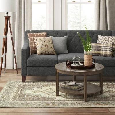 Wool Tufted Geometric Persian Area Rug - Threshold 4 Wool Tufted Geometric Persian Area Rug - Threshold - Image 2