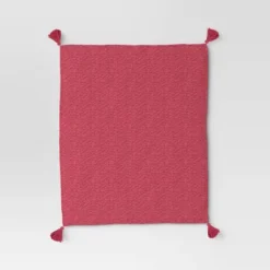 Textured Knit Throw Blanket With Tassels - Threshold™ -Threshold GUEST 66aefbe2 b208 47d7 b8e9 ea0cc9c38d7f