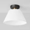 Tapered Flush Mount Ceiling Light Black/Brass - Threshold™ -Threshold GUEST 6916b83e f241 458c aa8c 28022fa444b1