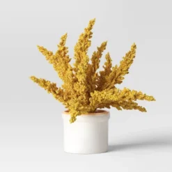 Goldenrod Artificial Plant Arrangement In Ceramic Pot - Threshold™ 11 Goldenrod Artificial Plant Arrangement In Ceramic Pot - Threshold™ -Threshold GUEST 6f7ff42e 4b82 496f aa1d f99e4419731e