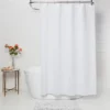 Woven Stripe Shower Curtain White - Threshold™ -Threshold GUEST 70b6fec6 72f6 4680 a436 87dcbccadd3d