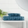 Plush Scallop Towel Teal Blue - Threshold™