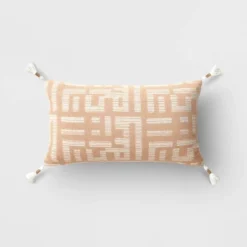 Oversized Modern Geometric Patterned Lumbar Throw Pillow - Threshold™ -Threshold GUEST 76809ffc bd12 442e 81e0 b1dbb5375fbe