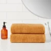 Quick Dry Ribbed Bath Towel Set - Threshold™ -Threshold GUEST 77d4341d 9648 46ec a5b3 d28310b8cae5