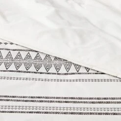 5pc Woven Diamond Stripe Comforter Set Cream/Black - Threshold™ -Threshold GUEST 7a81c7b5 b6f7 4472 9936 97e48d9b6ca4