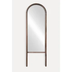 20" X 65" Wood Arched Floor Mirror Walnut - Threshold™ Designed With Studio McGee 9 20" X 65" Wood Arched Floor Mirror Walnut - Threshold™ Designed With Studio McGee -Threshold GUEST 7b6f268e bf4b 41bf af86 ea0fb6ed08c9