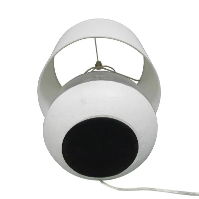 Glass Mixed Material Table Lamp Gray (Includes LED Light Bulb) - Threshold™ 9 Glass Mixed Material Table Lamp Gray (Includes LED Light Bulb) - Threshold™ - Image 7