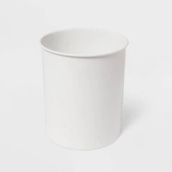 Solid Bathroom Wastebasket Can White - Threshold™ -Threshold GUEST 7ccaf942 7363 48cf 9f9b 487ecb8f76a5
