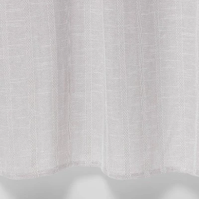 Tonal Striped Shower Curtain Gray - Threshold™ 5 Tonal Striped Shower Curtain Gray - Threshold™ - Image 3