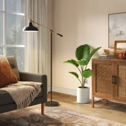 Crosby Schoolhouse Floor Lamp Black - Threshold™ -Threshold GUEST 7e5221f5 d706 4e58 a640 8b3ed38c05d9