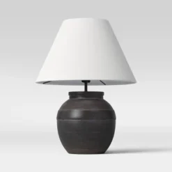 Large Ceramic Table Lamp Black - Threshold™ -Threshold GUEST 80c207b4 2358 48aa 849a ccd48835c41d