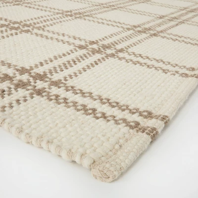 Cottonwood Plaid Wool/Cotton Area Rug - Threshold™ Designed With Studio McGee 4 Cottonwood Plaid Wool/Cotton Area Rug - Threshold™ Designed With Studio McGee - Image 2