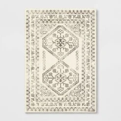 Distressed Persian Accent Rug Cream - Threshold™ -Threshold GUEST 91802619 bef8 4417 9ab8 1417369246d2