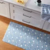 60" X 20" Floral Comfort Runner Mat Blue - Threshold™ -Threshold GUEST 92c703af 2d9e 428e add1 24b83a25e5da