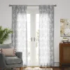 1pc 54"x84" Sheer Clipped Curtain Panel Radiant Gray - Threshold™ -Threshold GUEST 9568ee24 e746 4c9d b38a f5ea8d4994f2