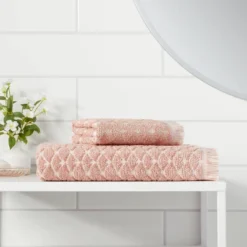 Scallop Towel Clay Pink - Threshold™