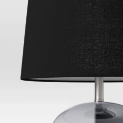 Smoked Glass Table Lamp Black (Includes LED Light Bulb) - Threshold™ 7 Smoked Glass Table Lamp Black (Includes LED Light Bulb) - Threshold™ -Threshold GUEST 98601f77 85c9 4f8f 8da7 81ac1ada24e3